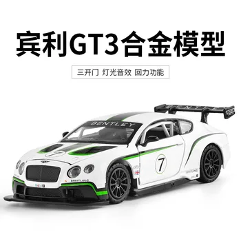 

1:32 High Simulation Tley Continental GT3 Racing Car Alloy Sports Car Model Children's Toys For Gifts
