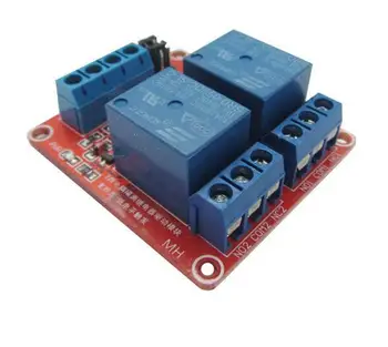 

5V 2 Channel 2 Road Relay Module with Optocoupler Isolation Supports High and Low Level Trigger