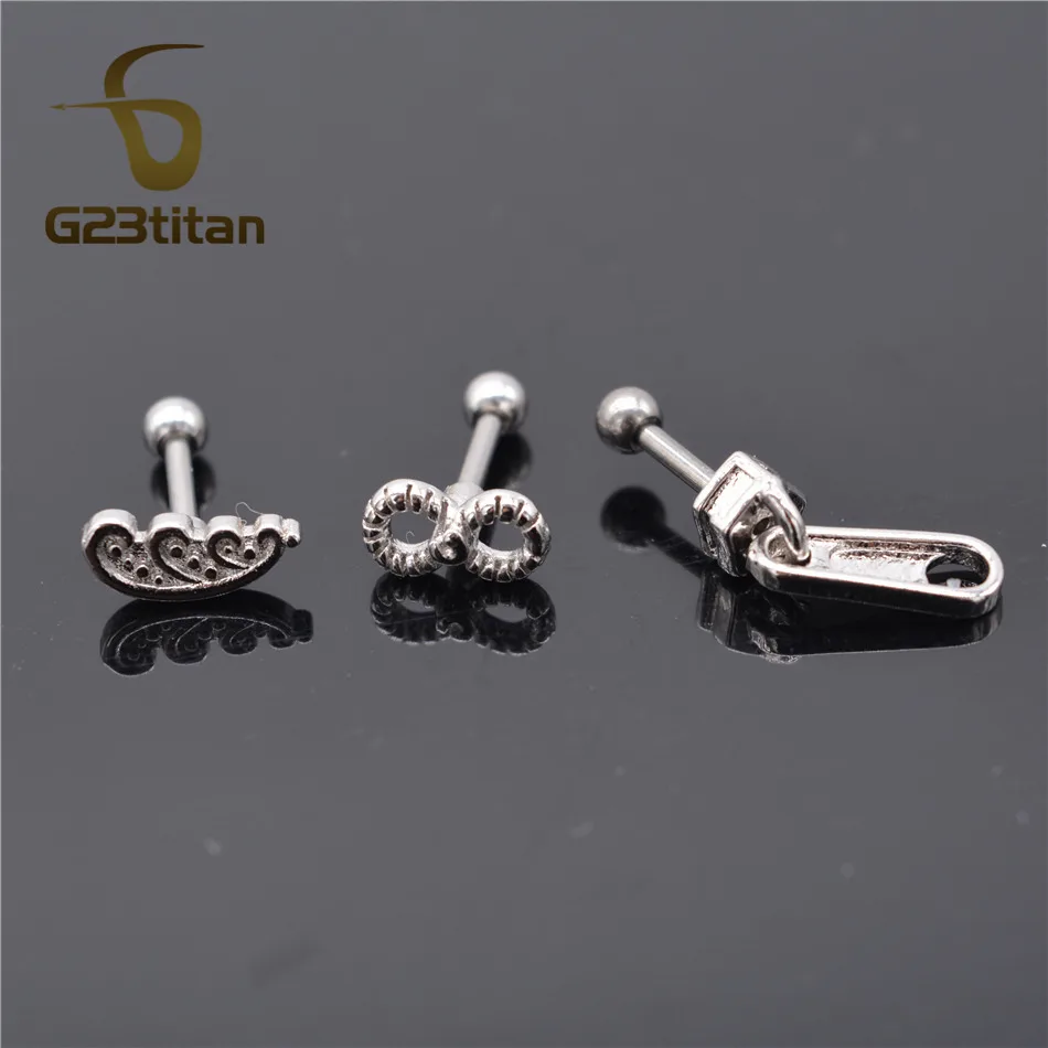 Серьги гвоздики G23titan Для Пирсинга Ушей ювелирные изделия для мужчин и женщин 16 г 6