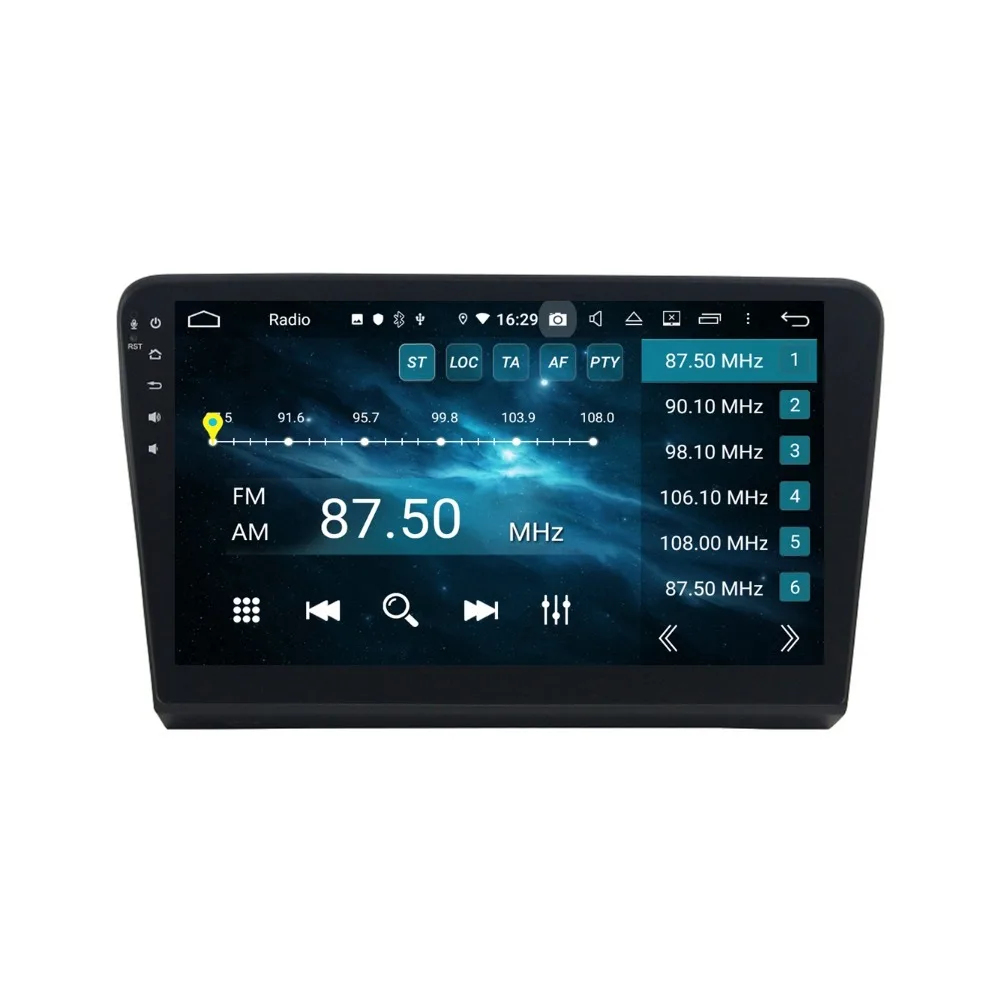 Perfect Android 9.0 Octa Core 10.1" Car DVD GPS for VW Volkswagen Bora 2012 2013 2014 2015 Radio 4GB RAM Bluetooth WIFI USB DVR 32GB ROM 6