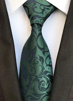 

8CM Designer Men Formal Ties High Quality Woven Gravatas Luxury Paisley Necktie