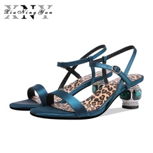 New women sandals genuine leather thick high heels sandals woman mixed colors cross buckle ladies dress party shoes vankaring genuine leather new fashion women sandals high heels round toe red gun color shoes woman dress party casual sandals