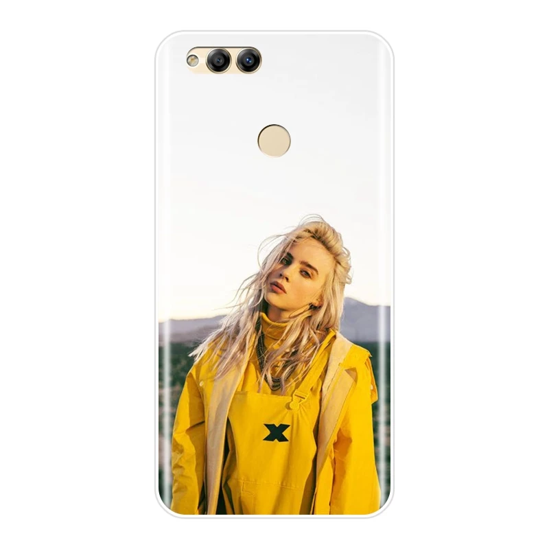 Чехол для телефона Billie Eilish Cool Girl для Huawei Honor 7 7S 7X 7A 7C Pro 10 9 8 8X MAX Honor 7 8 9 10 Lite силиконовый мягкий чехол-накладка