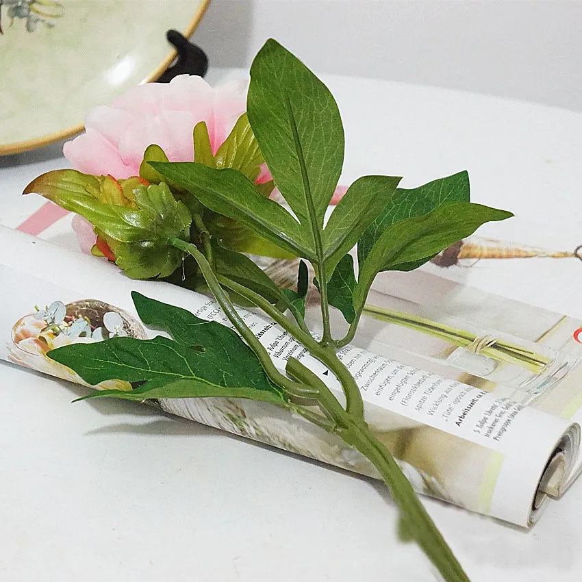 fake peonies artificial flower silk peony wedding decoration  (8)