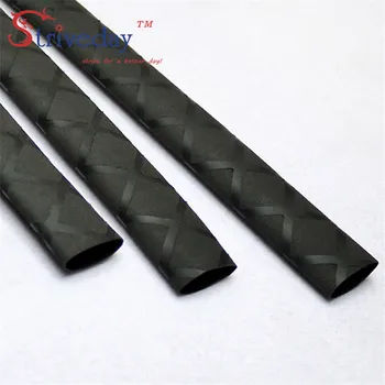 

1 meter 5 color fishing rod racket anti-skid lightning protection handle jacket insulation pattern 45mm heat shrinkable tube DIY