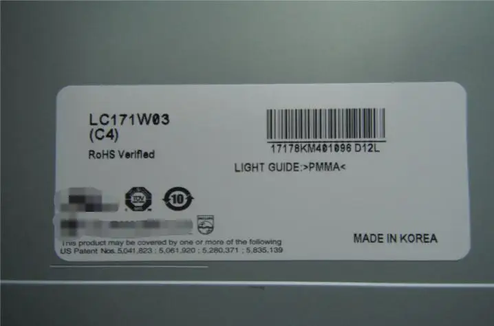 

Original 17.1inch LC171W03 C4 LC171W03(C4) LC171W03-C4 LCD Screen display A+ Grade