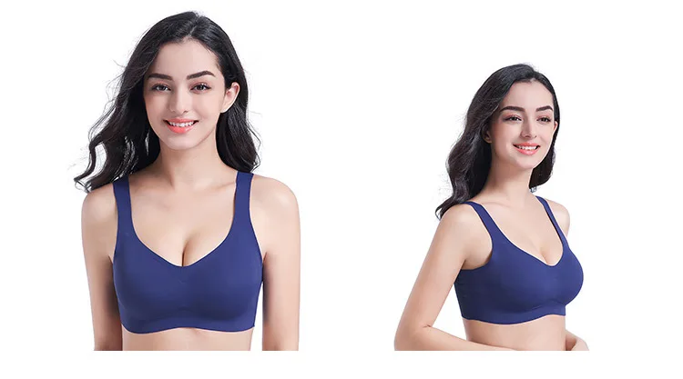 jerrinut Seamless Bras For Women Active Bra Push Up Vest Wire Free Lingerie Padded Brassiere Sleeping Bra Bralette Underwear BH 7