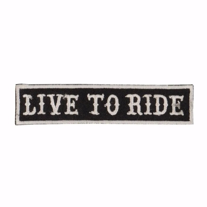 Байкерские патчи LIVE TO RIDE для утюга аксессуары одежды DIY | Дом и сад