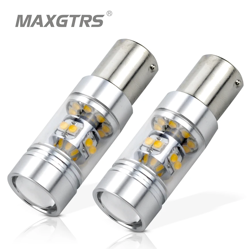 2x S25 BA15S 1156 1157 BAY15D W21W W21/5W 7440 7443 140W чип CREE светодиодные фонари заднего хода P21W DRL стоп