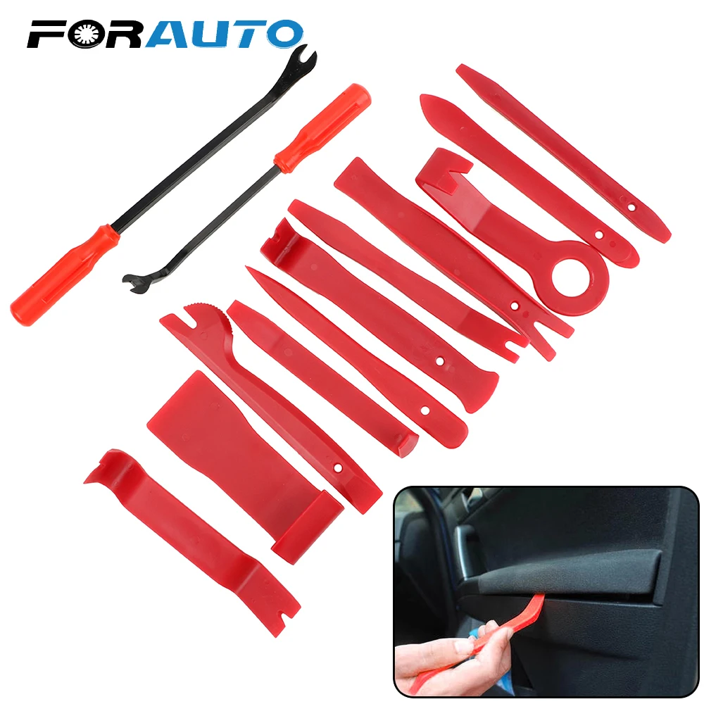 FORAUTO пластиковый автозажим для машин удаление панели инструменты 13 шт./компл. инструмент для ремонта разборки Универсальный Автомобильный ремонт аудио