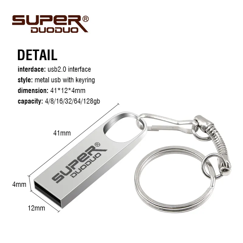 Большая скидка USB флеш накопитель 32 ГБ 64 карта usb 128 металлическая флешка памяти 16 8