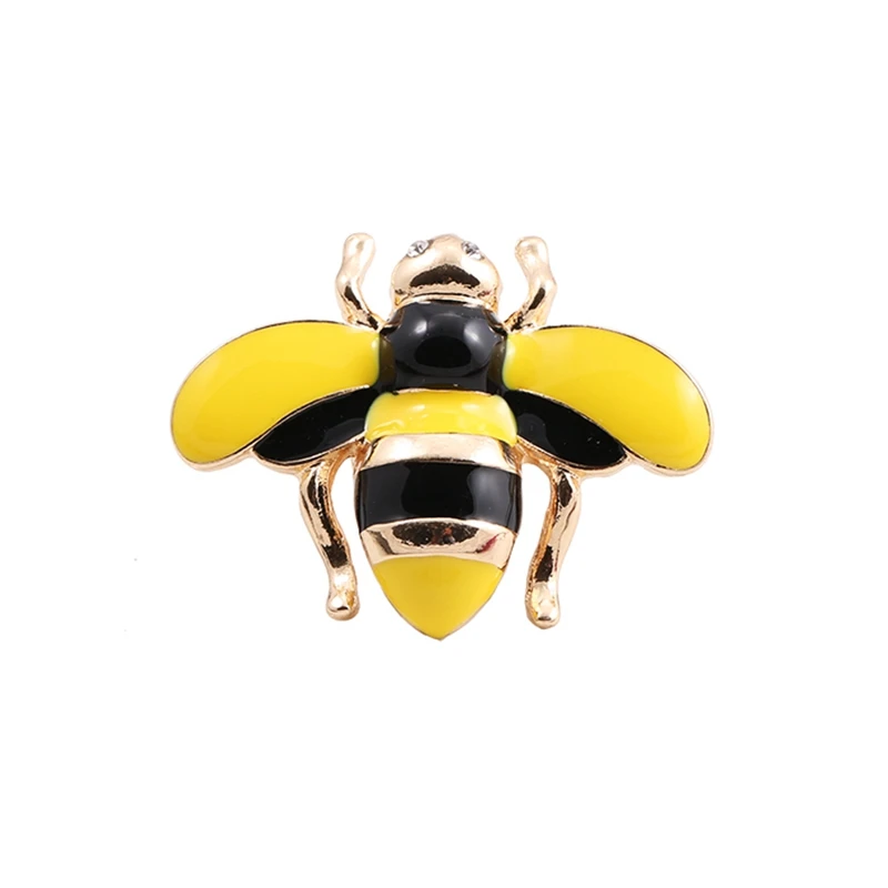 

PENDXIN enamel design spring lovely fine small bee brooch