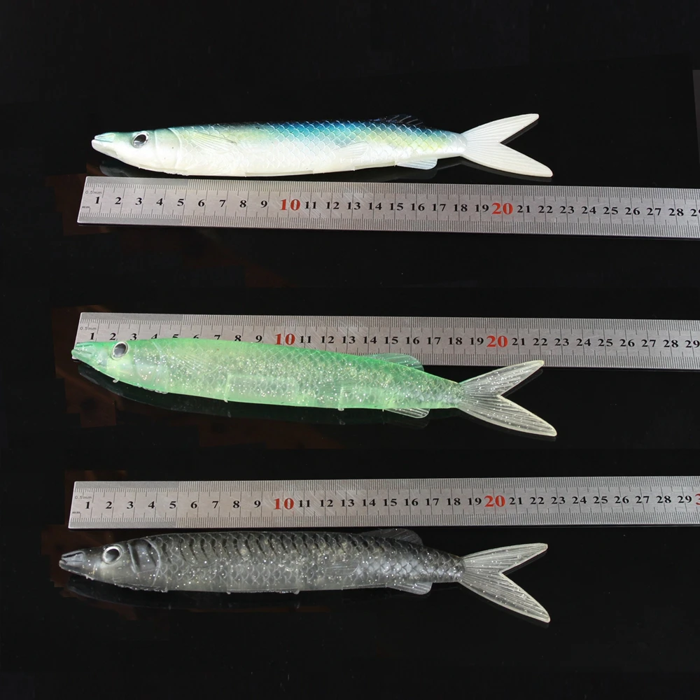 SPINPOLER 51.5g 21.5cm Big Soft Bait Fishing Lure Silicone Baits Deep Sea Fishing Lures Isca Artificias Para Pesca Souple  (2)