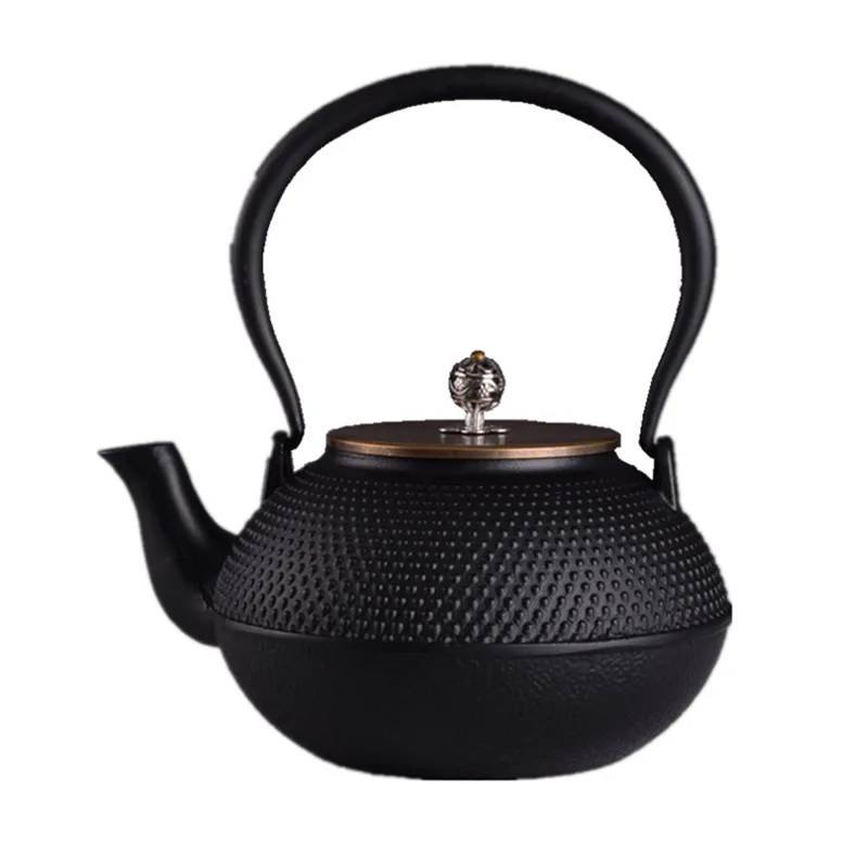 Authentic Cast Iron Teapot Japanese Tea Pot Tetsubin Kettle 1300ML