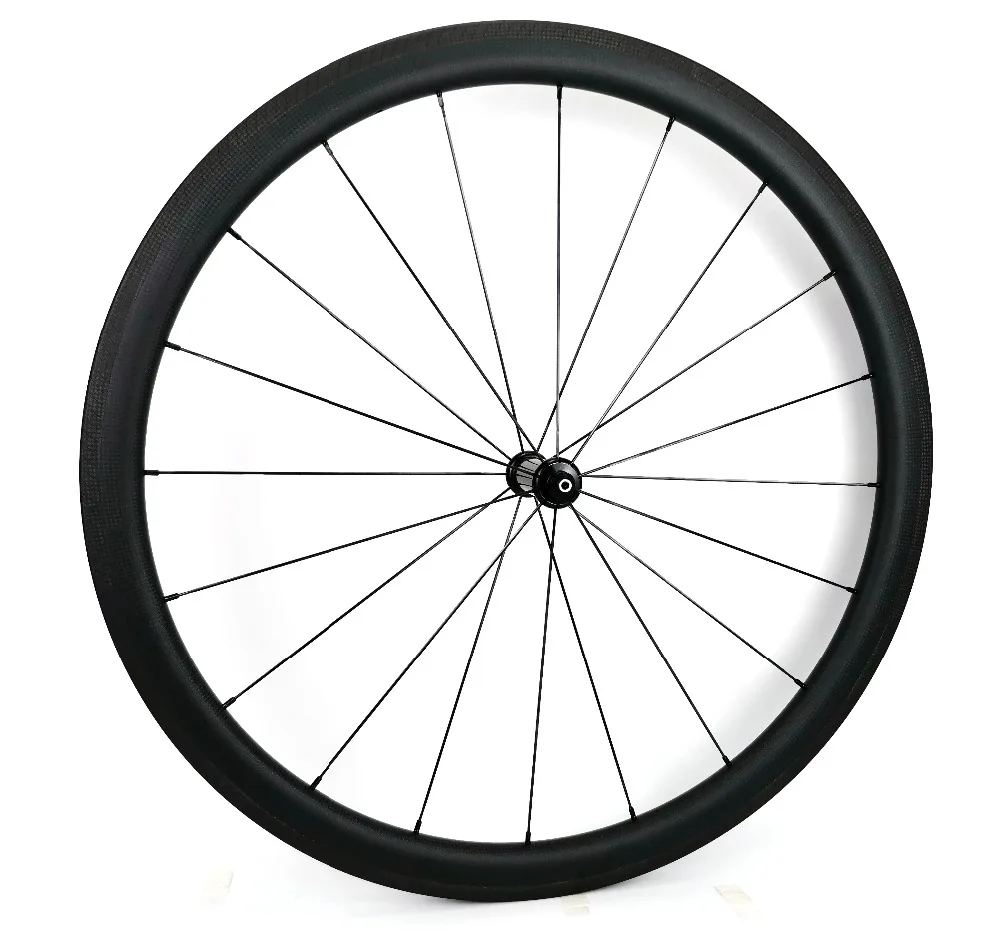Discount 700C 38mm depth 25mm width Road carbon wheels clincher/tubular carbon wheelset with Powerway R36 hubs, AC3 brake surface 1