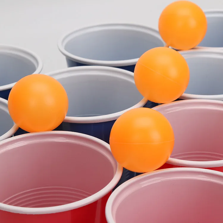 Взрослый Beer Pong развлечения Алкогольная игра вечерние игрушки дрын король интерактивный Настольная игра забавная игрушка 12 Pong и 24 капкейка