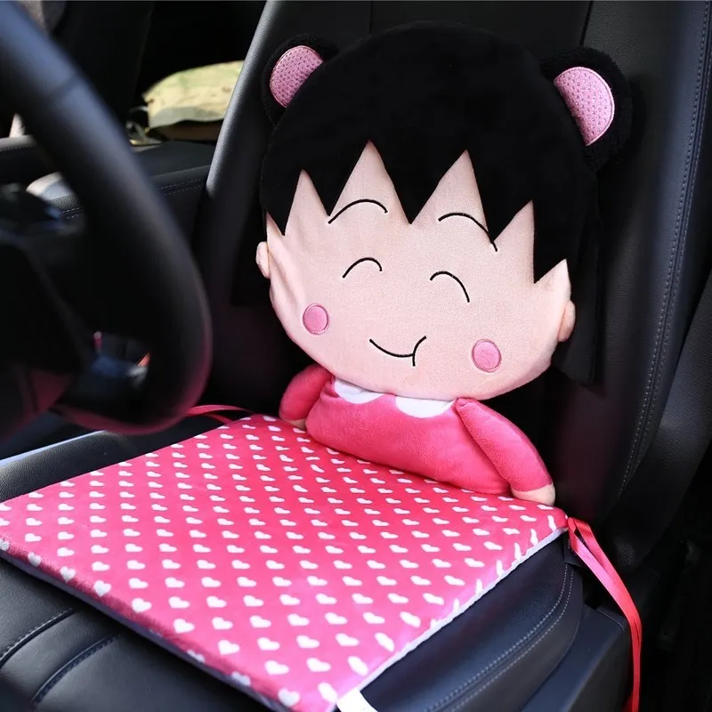 Плюшевое сиденье игрушка candice guo квадратная подушка для стула Chibi Maruko Chan sakura momoko
