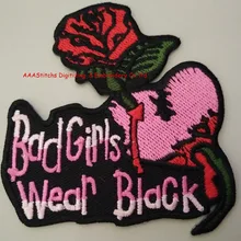 Индивидуальная нашивка для красивого и высокого качества Цветочный логотип гладить на одежде