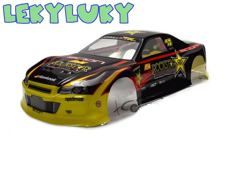 Окрашенный корпус кузова из ПВХ LEKYLUKY 1/10 для гоночного автомобиля R/C ширина 185 мм