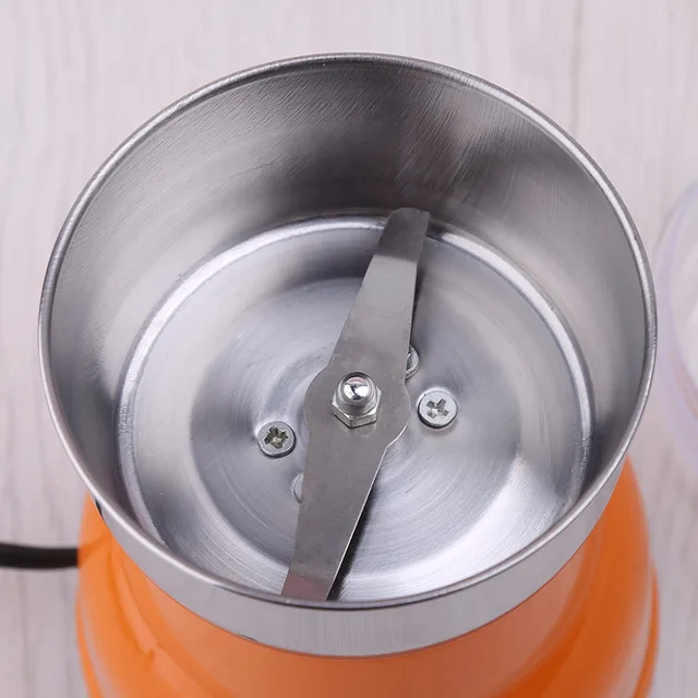 220V EU Plug Electric Stainless Steel Coffee Bean Grinder Home Milling Machine Kitchen