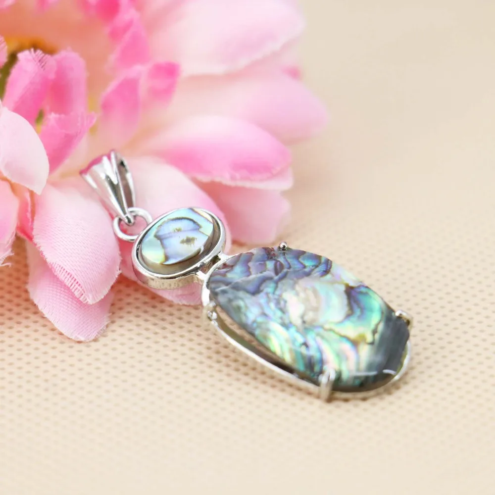 

16*36mm 2pcs Natural Abalone seashells sea shells pendants Ethnic Chic Accessories Series DIY jewelry making design girls gifts