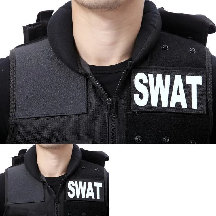 Пуленепробиваемый Для мужчин тактические армейские Molle черный жилет в стиле милитари Cs жилет Swat армейские вентиляторы съемки защитный оснащения Для мужчин футболка с несколькими карманами