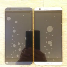 100% hohe qualität für htc desire 820 d820 820 w lcd display touchscreen digitizer mit frame assembly schwarz/weiß neue lcd