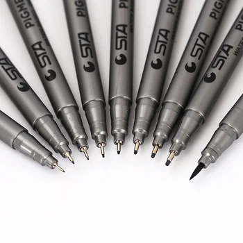 

Professional Manga Anime Lineers Artistic Brush Pen Sketch Graffiti Markers For Drawing Painting Office School Art Supplies