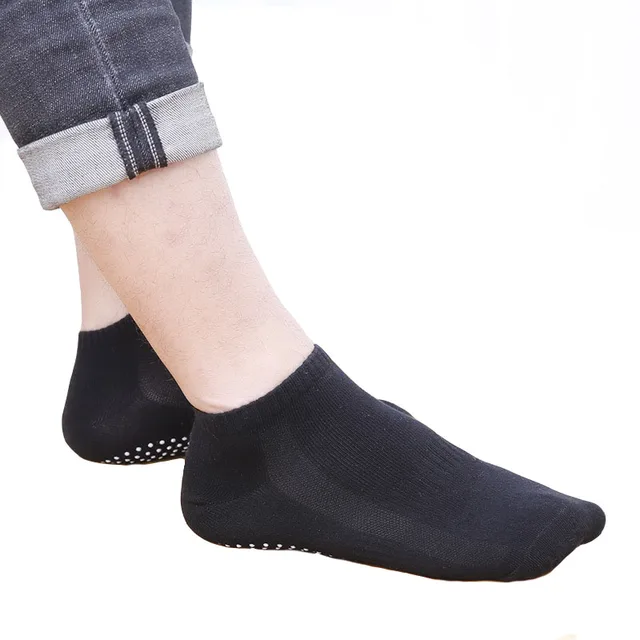 Men's Cotton Nonslip Yoga Socks