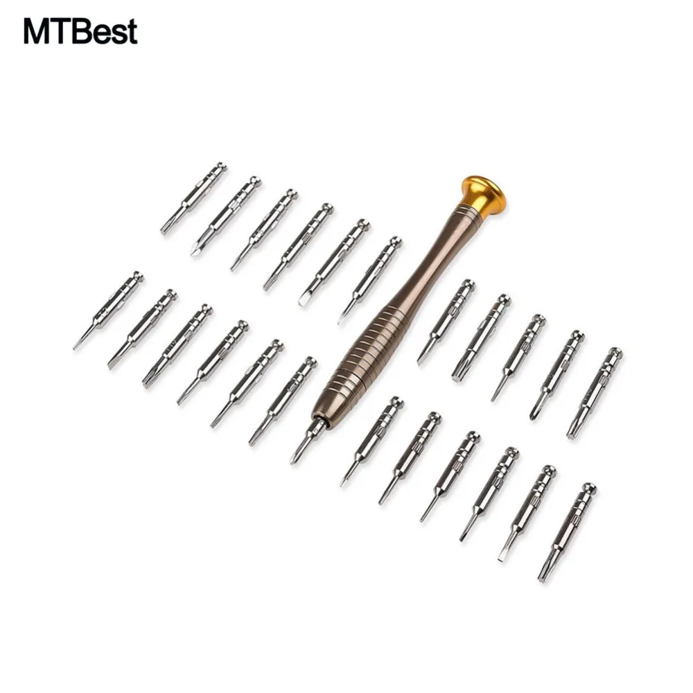 MTBest 25 в 1 Набор прецизионных отверток Pentalobe Torx Phillips набор инструментов для ремонта
