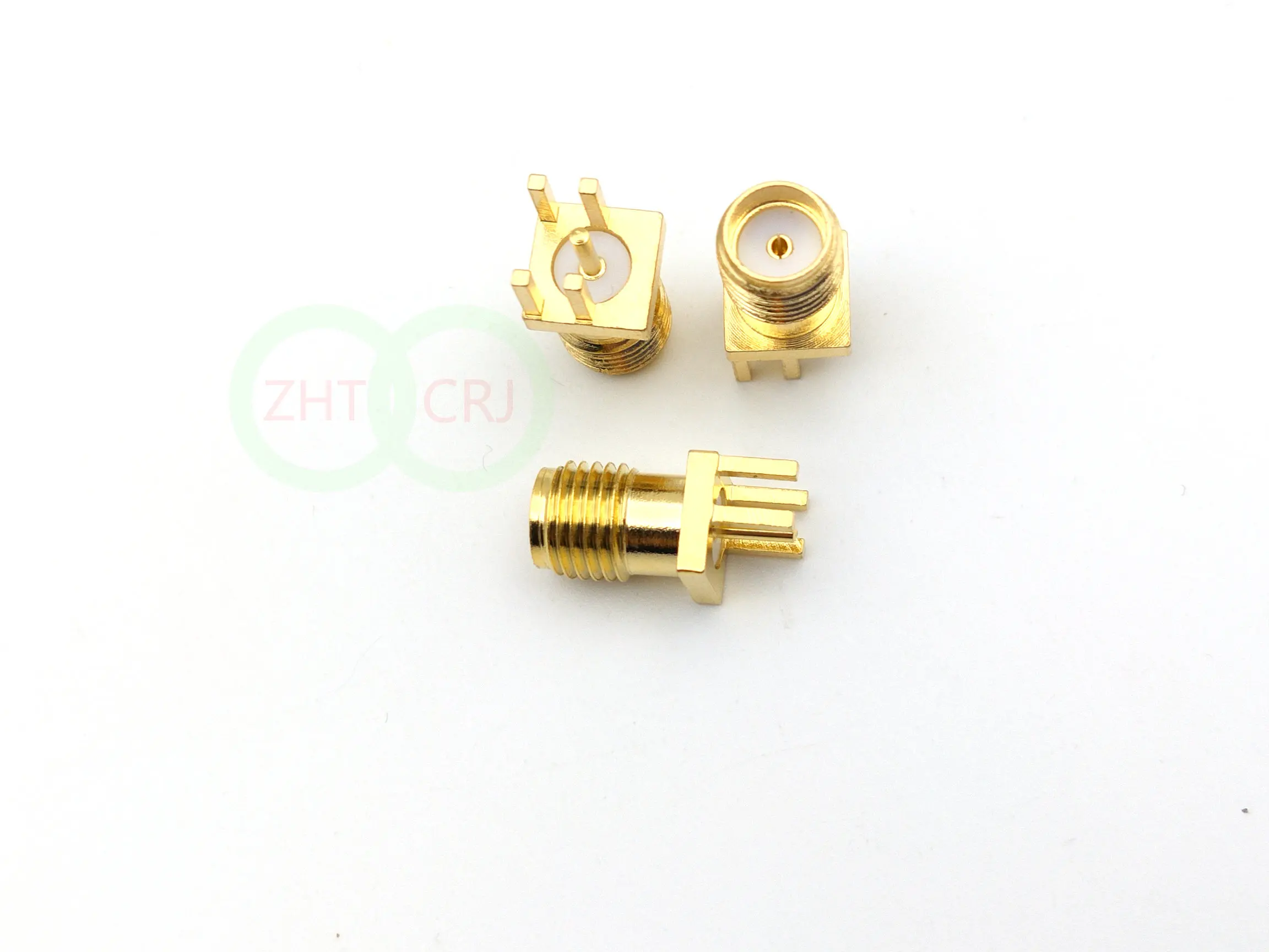 100 шт. Латунь SMA гнездо припоя PCB клип край крепление RF разъем адаптер|adapter