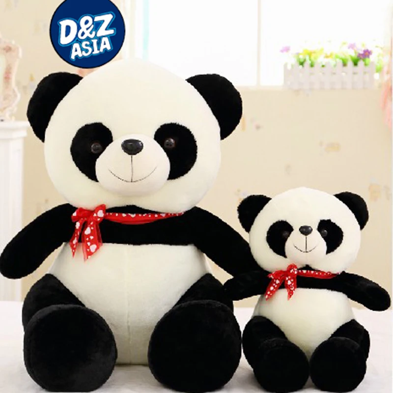 Buy Wholesale sitting Panda doll scarf children's plush toys Panda bear baby