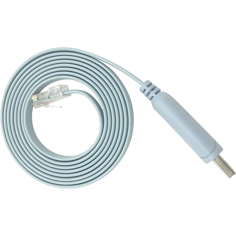 

For Cisco Console Cable RJ45 Network Routers USB RS232 RJ45 Console Cable 1.8M Length 6FT Cable USB TO RJ45 Console Router
