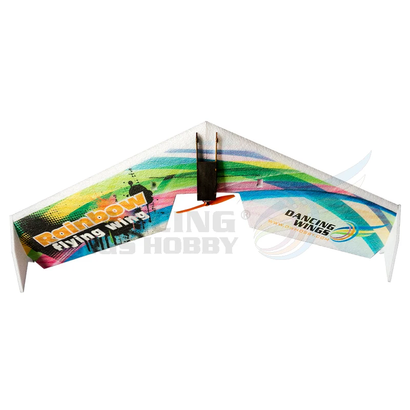 Upgrade Rainbow RC Plane Glider EPP Foam Airplane Wingspan 800mm Remote Control Aeroplane Flying Model Aircraft Kit Drone 2