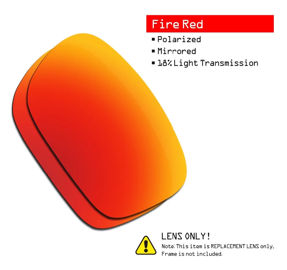 SmartVLT, 3 пары поляризованных солнцезащитных очков, Сменные линзы для Окли Холбрук, невидимые черные и Серебристые титановые и огненные красные