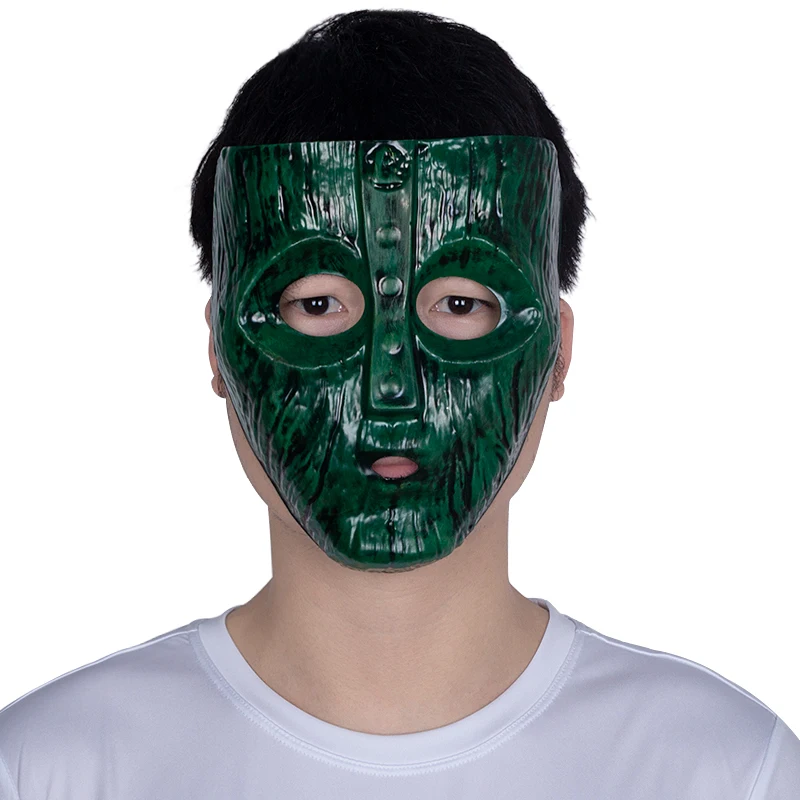 

Loki Mask Jim Carrey Film 'The Mask' Green Costume Fancy Dress Halloween Props