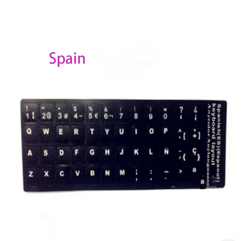 

Spain German-Japanese Bulgaria Russia French Italian Portuguese Myanmar language keyboard set button stickers keyboard covers