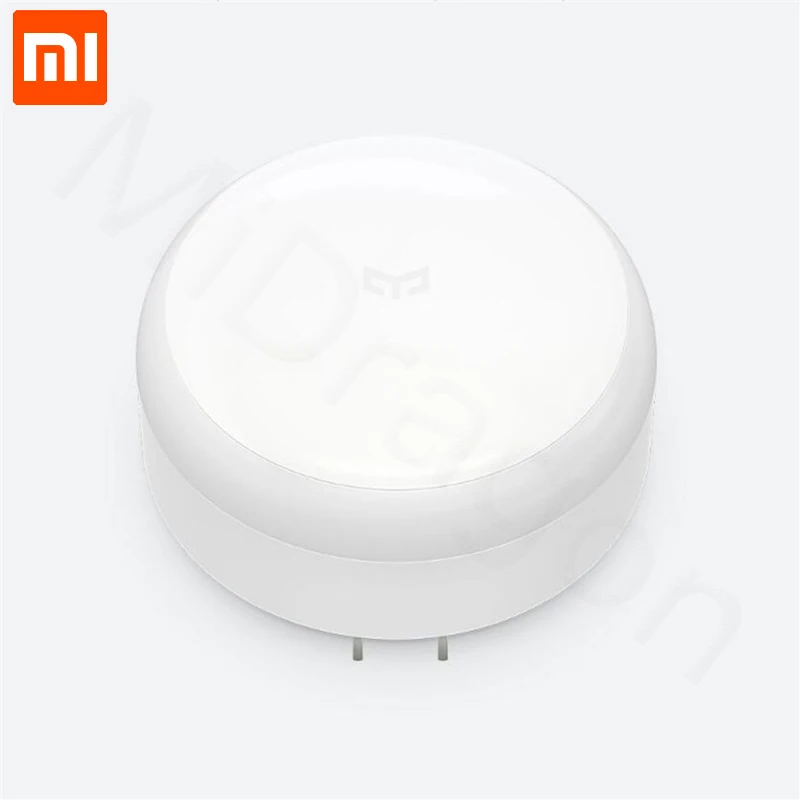 Новейший Xiaomi mijia Yeelight индукционный ночник (плагин версия) YLYD03YL светодиодный светильник кровать огни для спальни коридор настенный