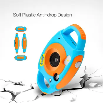 

1.77 Inch Hd Color Screen Display Mini Children's Soft Silicone Innovative Camera 5 Mega Pixel Self-Portrait Mirror Design