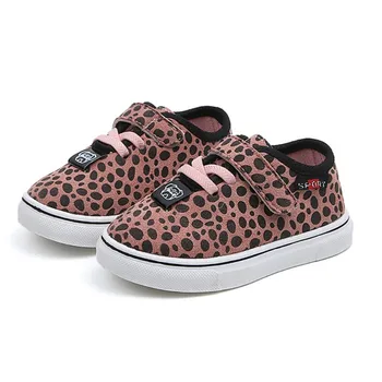 

Autumn Kids Shoes Casual Footwear Children's Leopard Sneakers Anti-Slip Boys Girls Sport Shoes