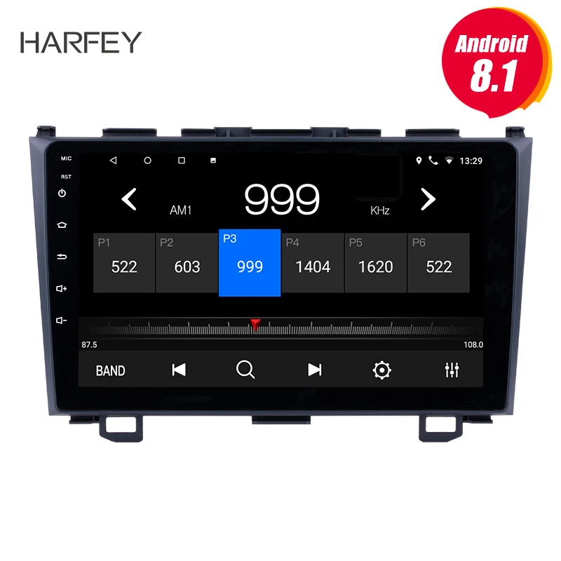 Harfey 9 дюймов Android 8 1 для 2006 2007 2008 2011 Honda CRV HD тачскрин радио GPS навигация Bluetooth USB WIFI OBD2