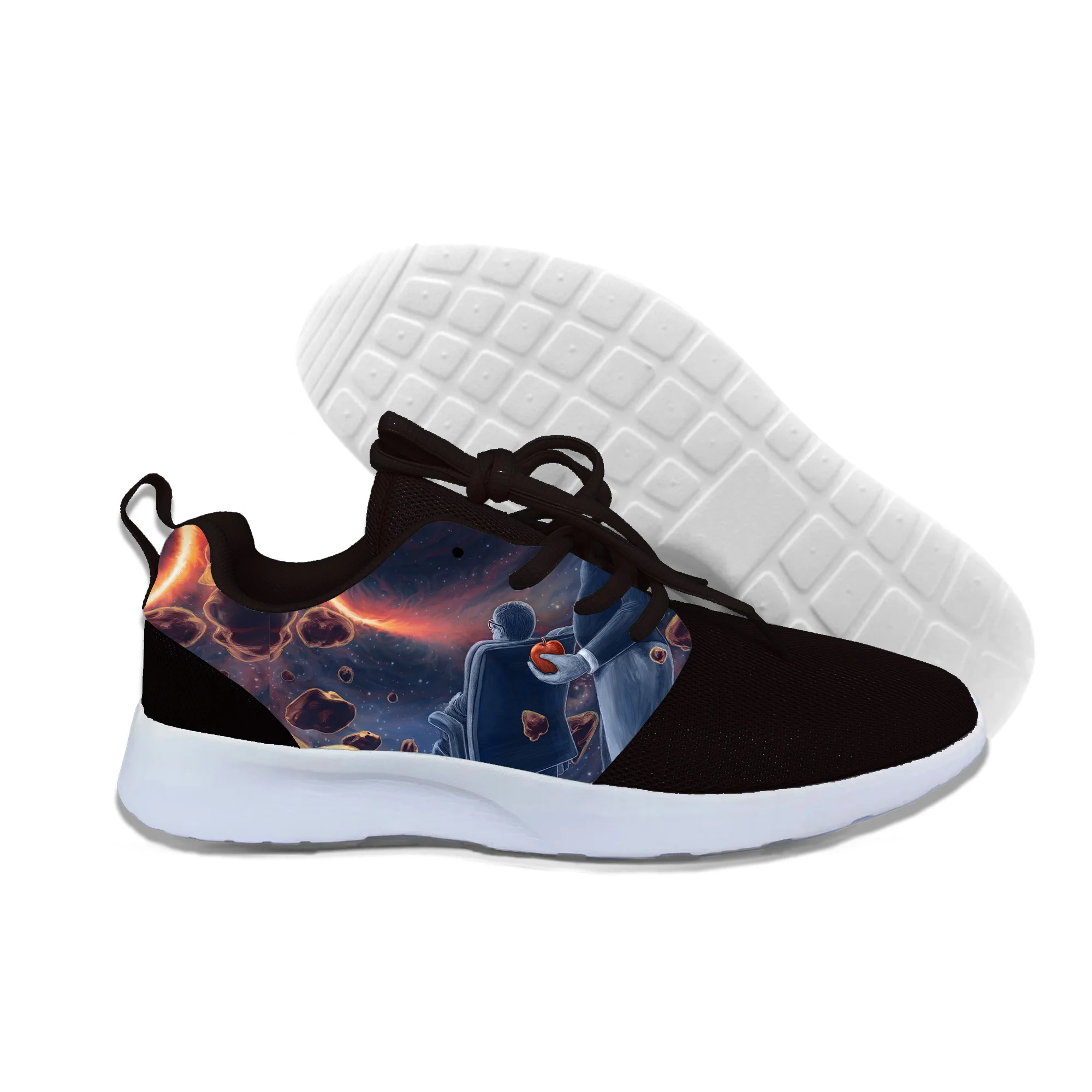 

2019 Hot Fashion 3D Space Galaxy Shoes Black Hole Print Comfortable Casual Sneakers