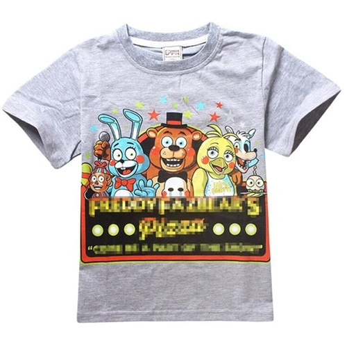 Новая дизайнерская летняя футболка для мальчиков футболка с короткими рукавами с героями мультфильмов детские футболки с рисунками из трех цветов для мальчиков, одежда - Цвет: Серебристый