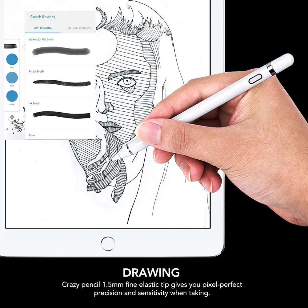 

Active Stylus TouchScreen Pen Smart Capacitance Pencil For Apple iPad Pro @JH