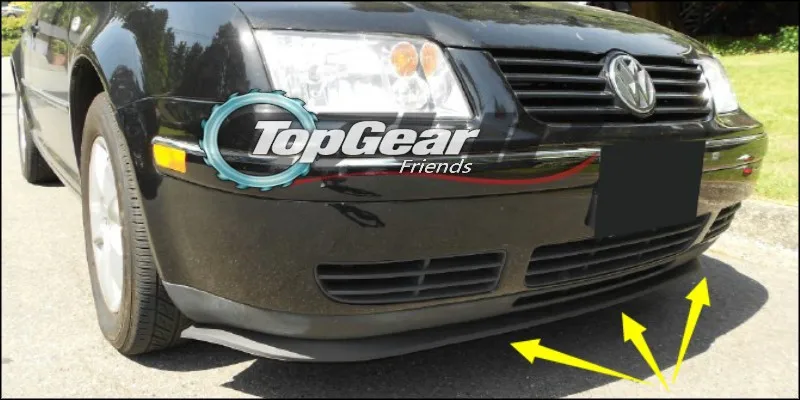 Lábios para Volkswagen Pára-choques Lábio Defletor Jetta Bora Clasico Gli Sagitar Vento Novo Compacto Spoiler Saia - Corpo Kit Tira vw 9 compacto spoiler saia corpo kit tira