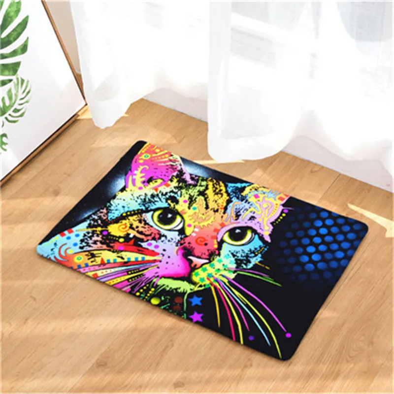 CAMMITEVER Lovely Oilpainting Cats Kids Bedroom Rugs Area Rug Dining