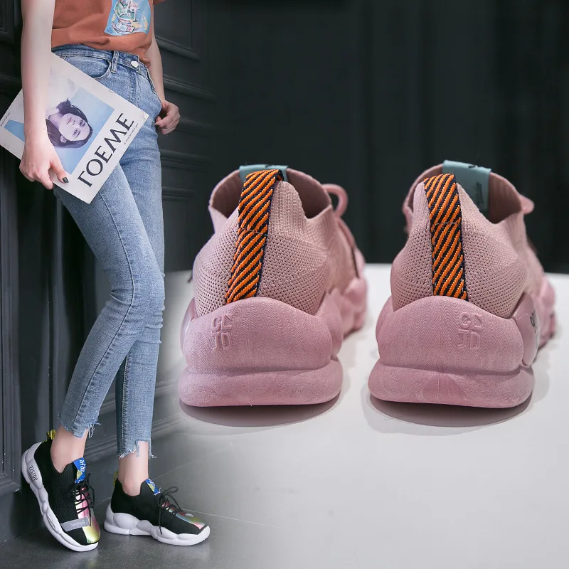 Fujin/Повседневные кроссовки; Женская парусиновая обувь; коллекция года; Осенняя обувь; женская летняя обувь из дышащего сетчатого материала; женская обувь Agan; женская обувь