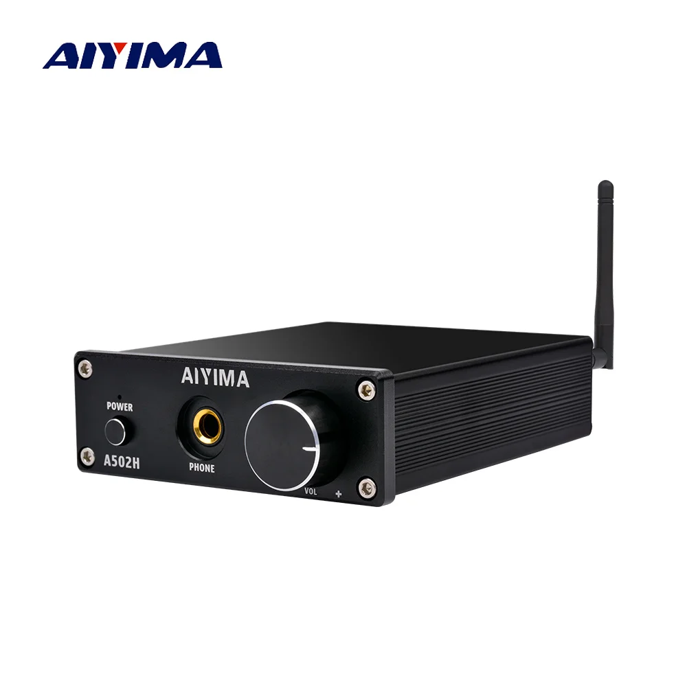 

AIYIMA Amplificador Bluetooth 4.2 TPA3116D2 Digital Audio Amplifiers 50Wx2 Stereo Power Mini Amplifier With Headphone Output