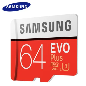 

SAMSUNG Micro SD Memory Card 64GB EVO Plus Class10 Waterproof TFFlash cartao de Memoria Mini SD Card SDXC UHS-I For Mobile Phone