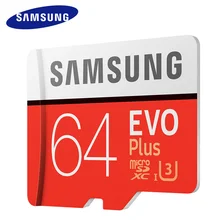 SAMSUNG Micro SD Memory Card 64GB EVO Plus Class10 Waterproof TF Flash cartao de Memoria Mini Sim CardSDXCUHS-1 For Smart phones
